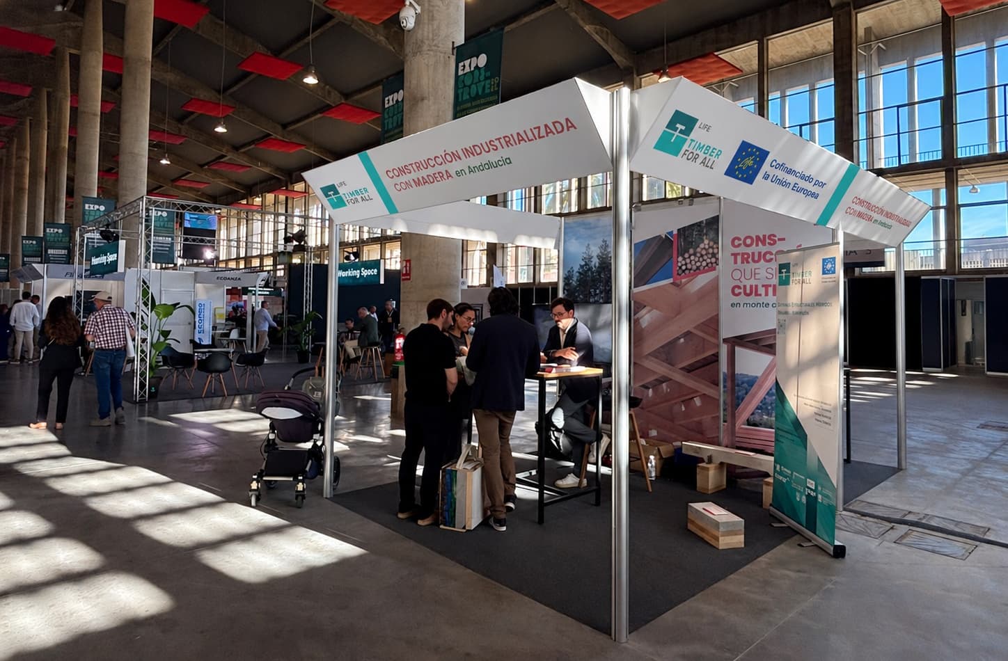 IB-Compact: sistem hibrid CLT–beton, prezentat în proiectul LIFE Timber for All